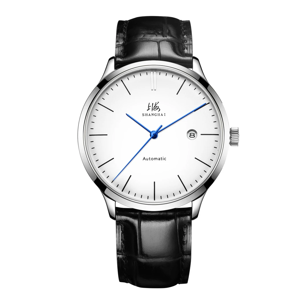 【官方正品】上海牌手表时尚大江大河联名超薄机械轻奢自动机械腕表