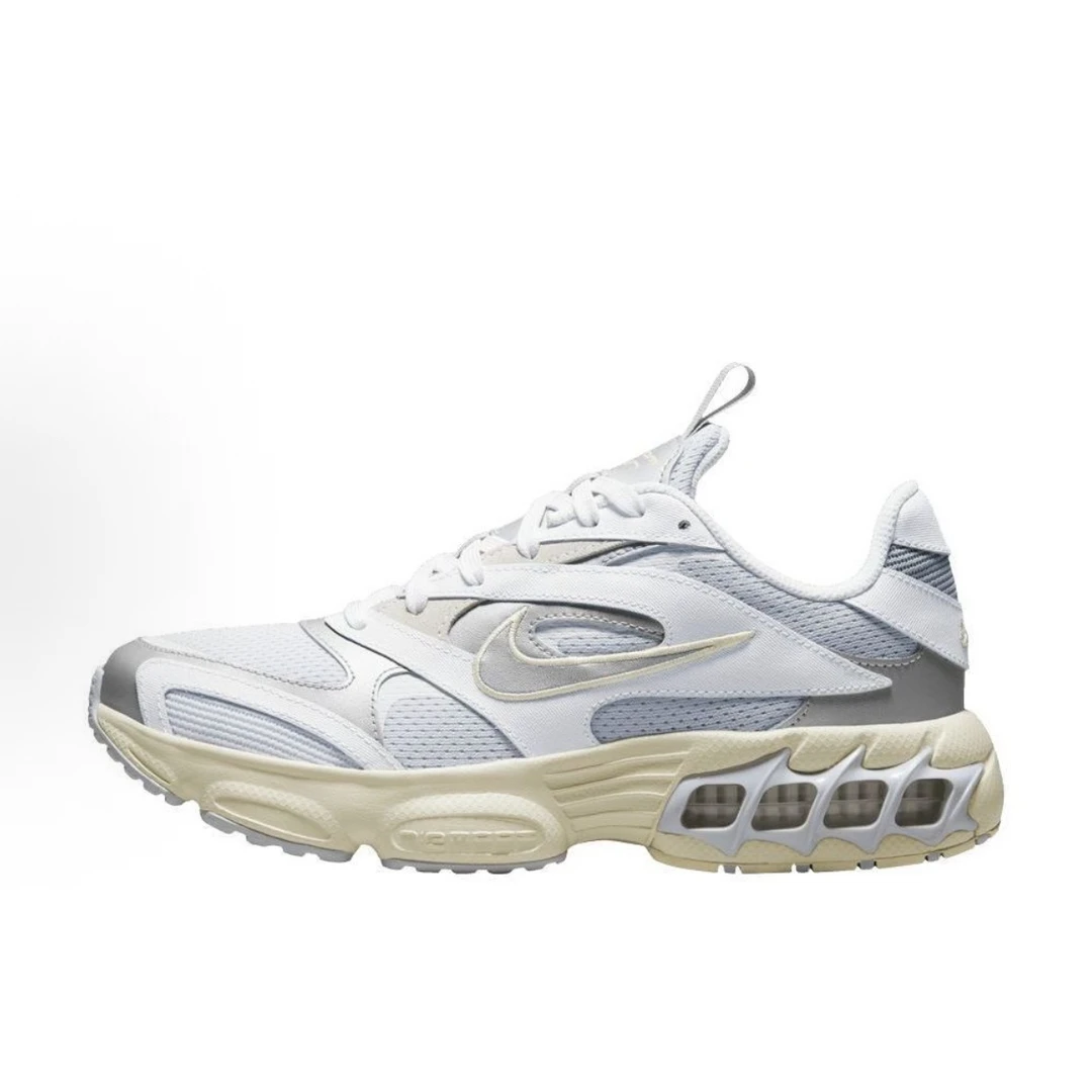Nike Zoom Air Fire 运动舒适减震耐磨 低帮跑步鞋 女款 白色