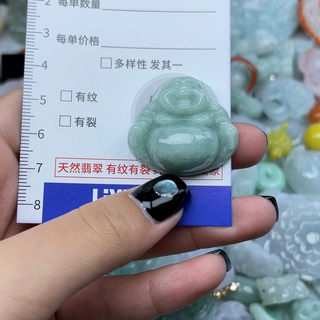 翡翠未镶嵌颈饰754