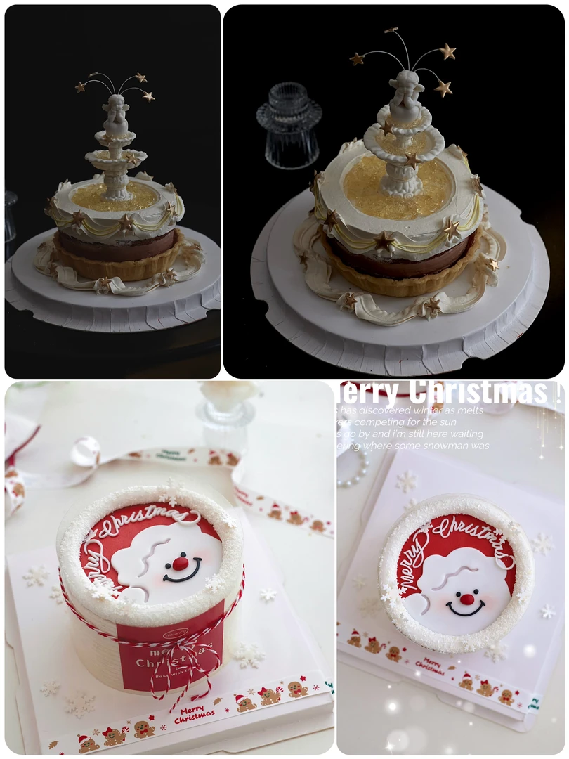 【佳妍圣诞课件】佳妍设计版雪人模具 圣诞节圣诞快乐苹果模具