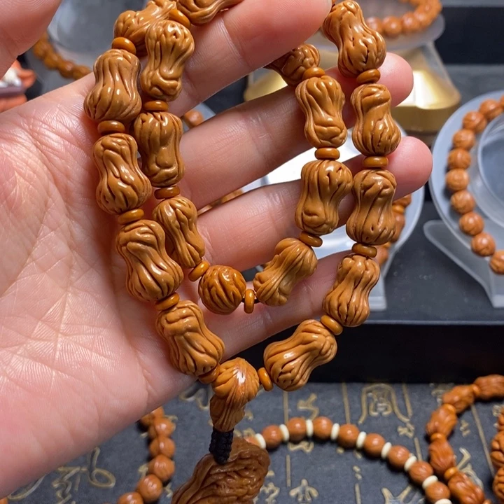 桃核手串花生手持12