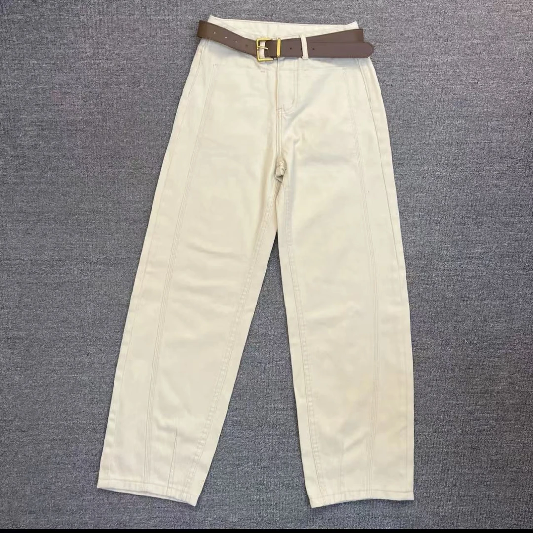 《优麦汇原版》K3623早春款水洗牛仔裤显瘦百搭新款裤子