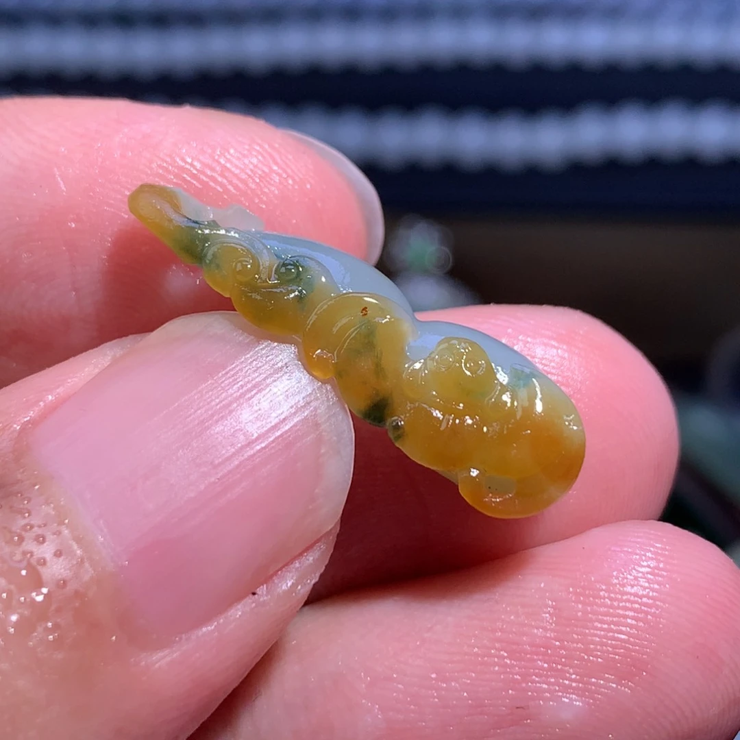 定制翡翠未镶嵌葫芦