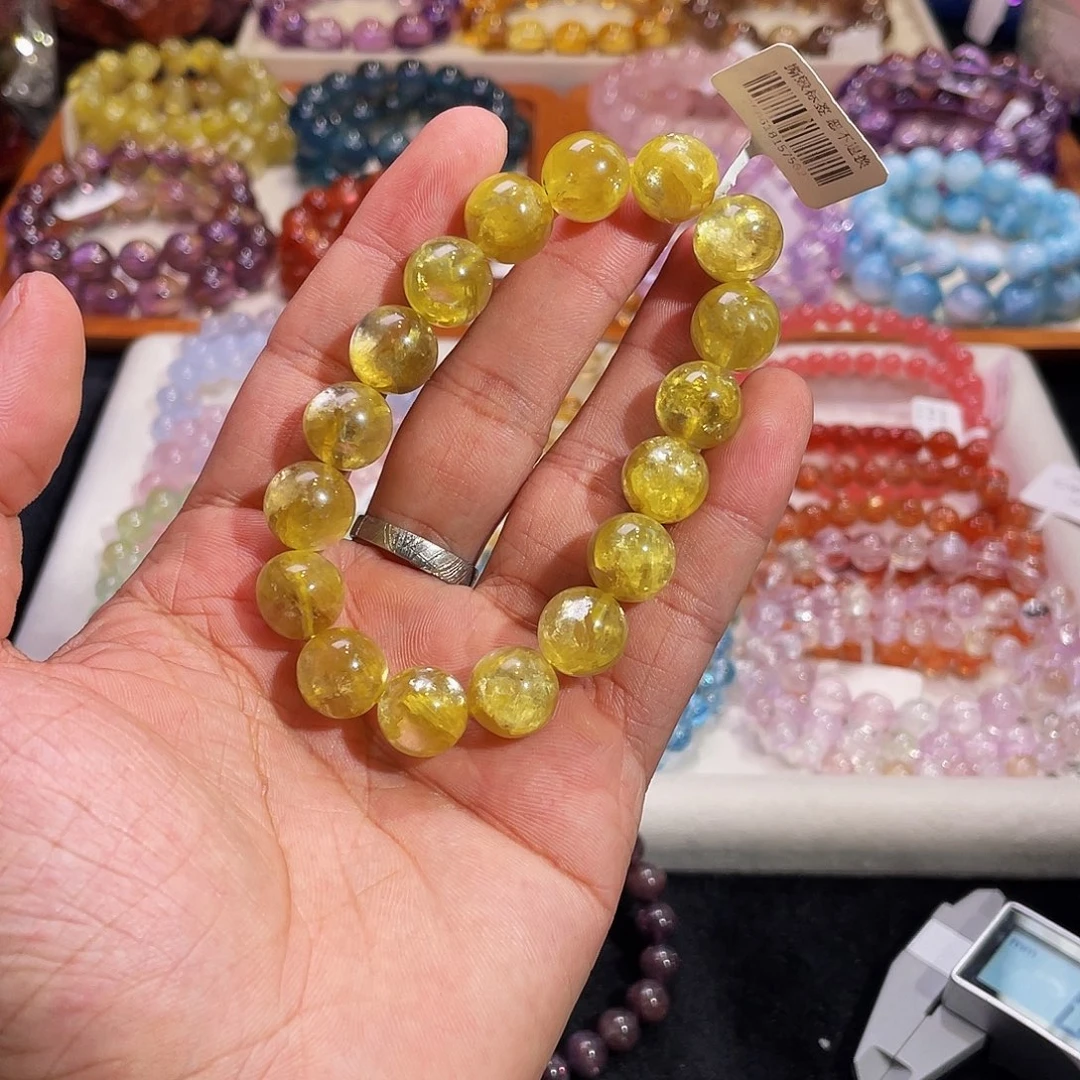 鱼****天然辰砂金鱼祖母晶12mm