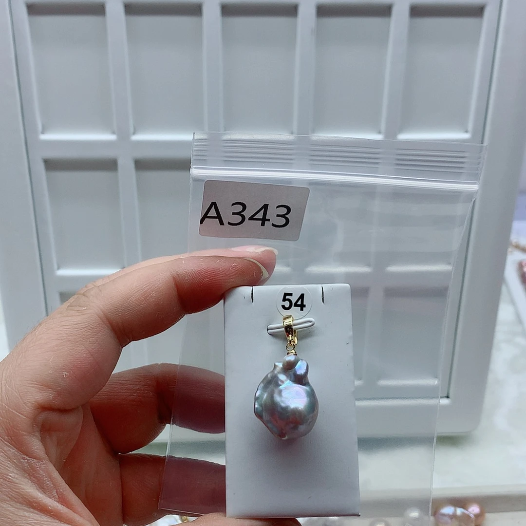 淡水珍珠吊坠(不含链)合金