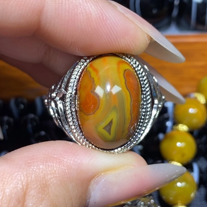 玛瑙/玉髓颈饰合金