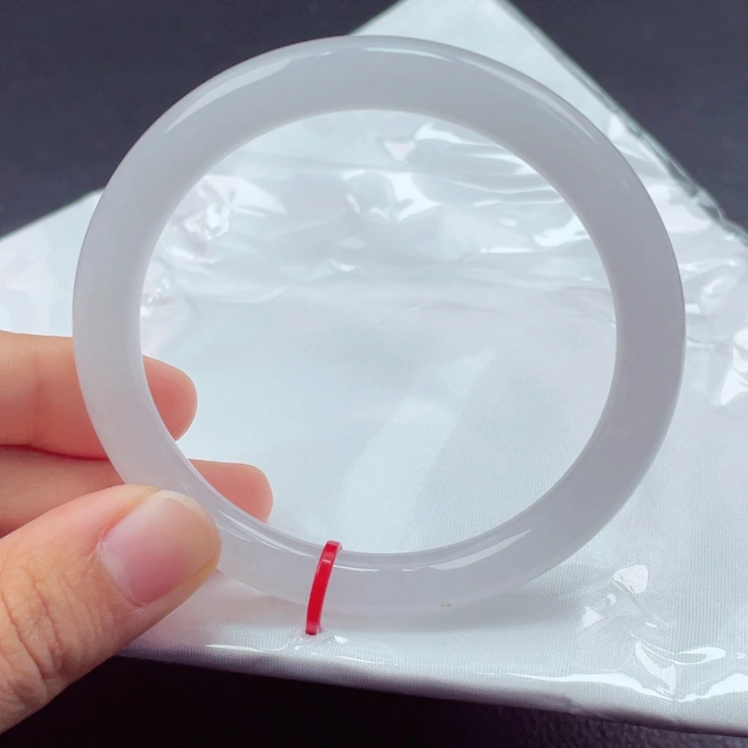 翡翠未镶嵌手镯（圆镯）5758圈