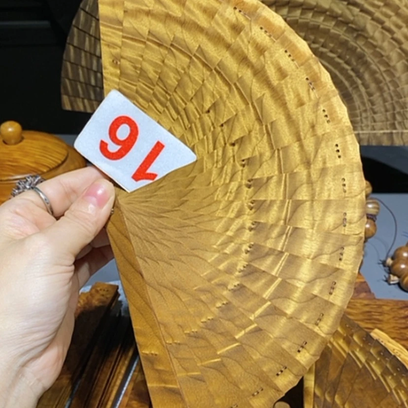 【闪购商品】金丝楠宋***家金丝楠木扇子