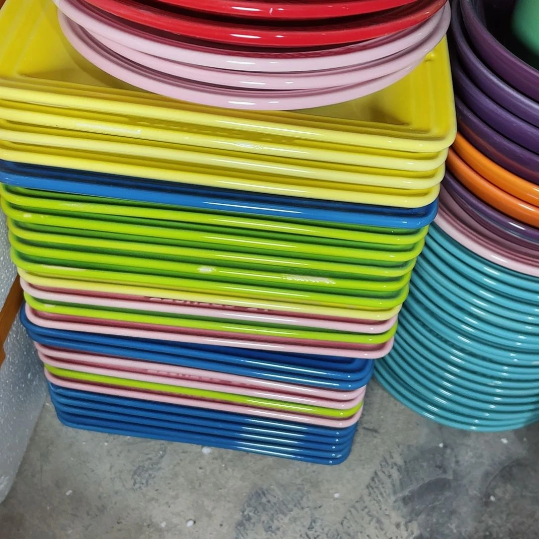 瓷片瑕疵明显 介意慎拍随机两个8.5