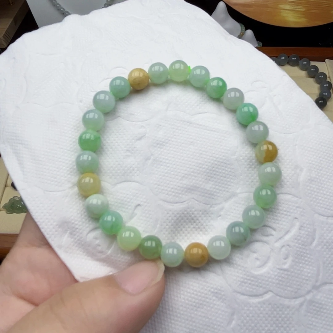 未镶嵌手链翡翠手串