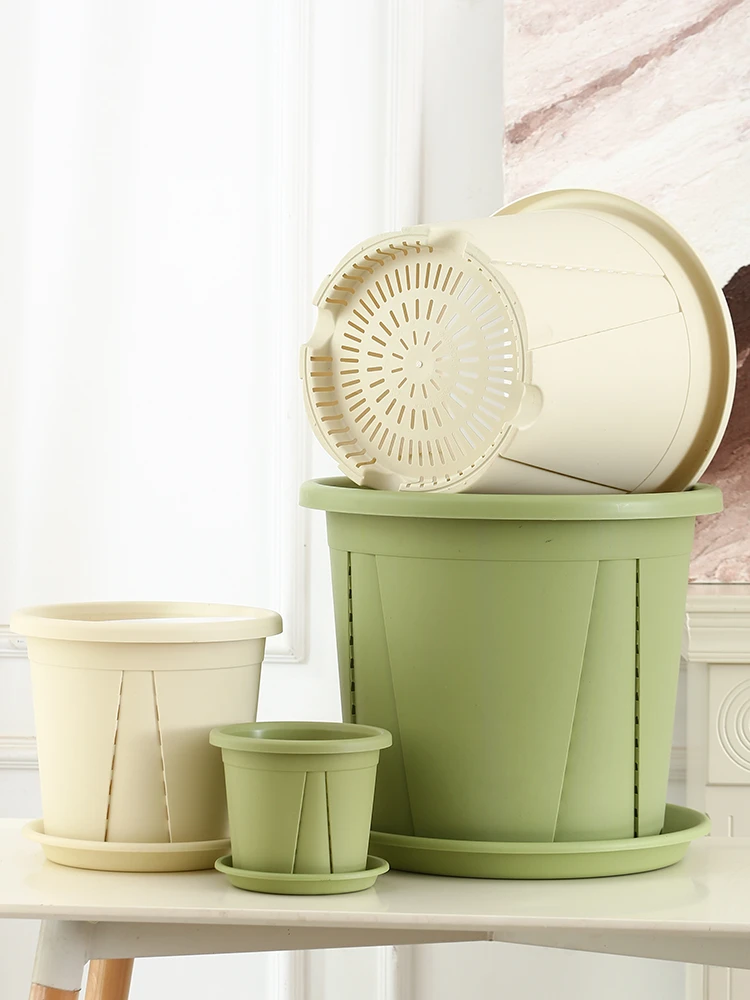 三代青山盆控水不烂根加仑大盆室外月季绣球果树盆种树超大树脂盆