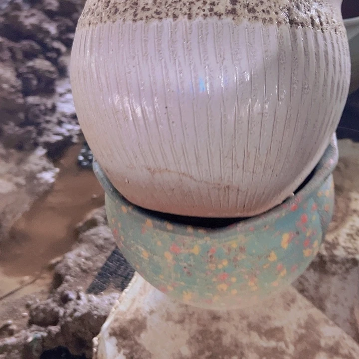 紫砂花盆口径 20高度18