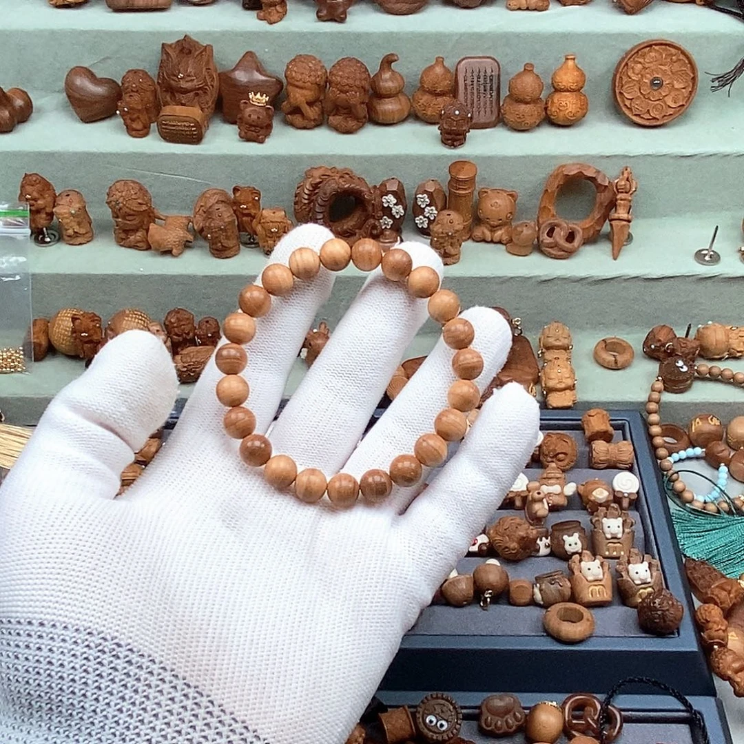 檀香木无事牌0.8轻微压印