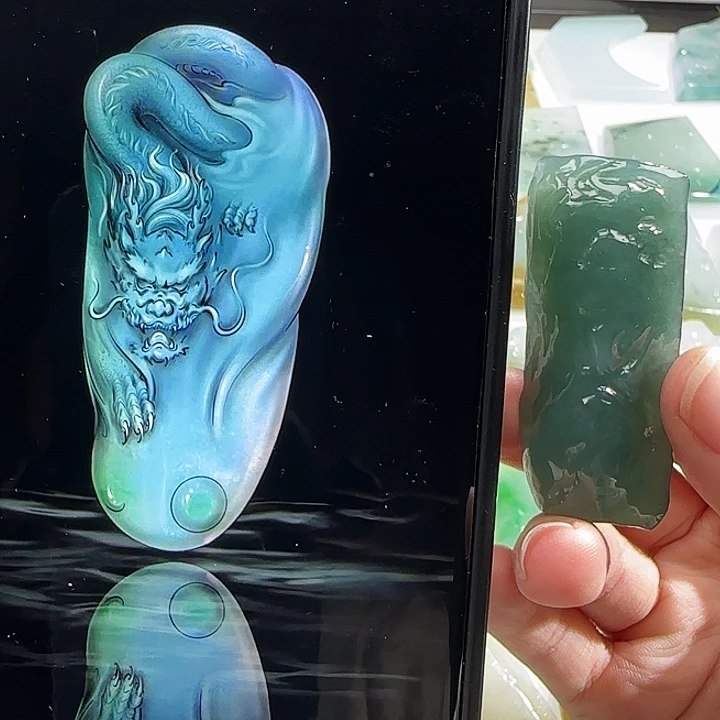 定制翡翠未镶嵌翡翠定制