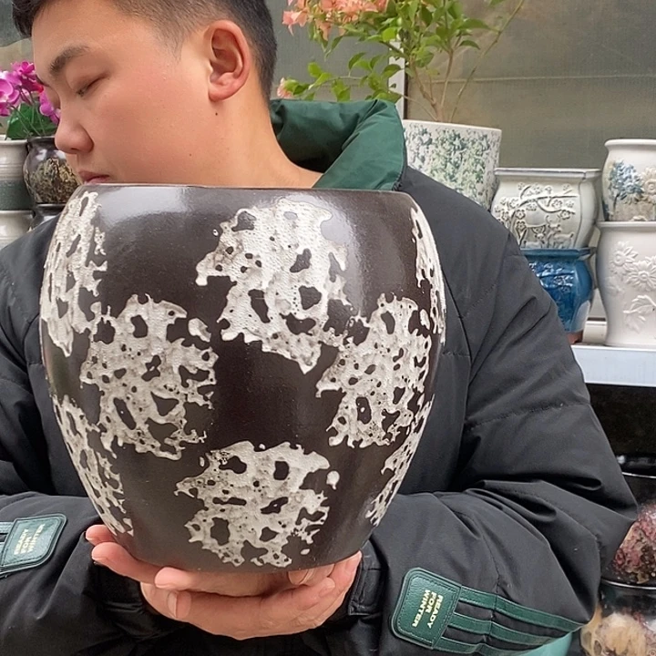 紫砂花盆口20高24福利