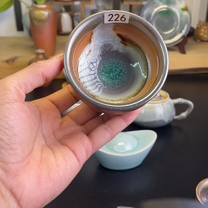 燃薪柴烧茶器主人杯