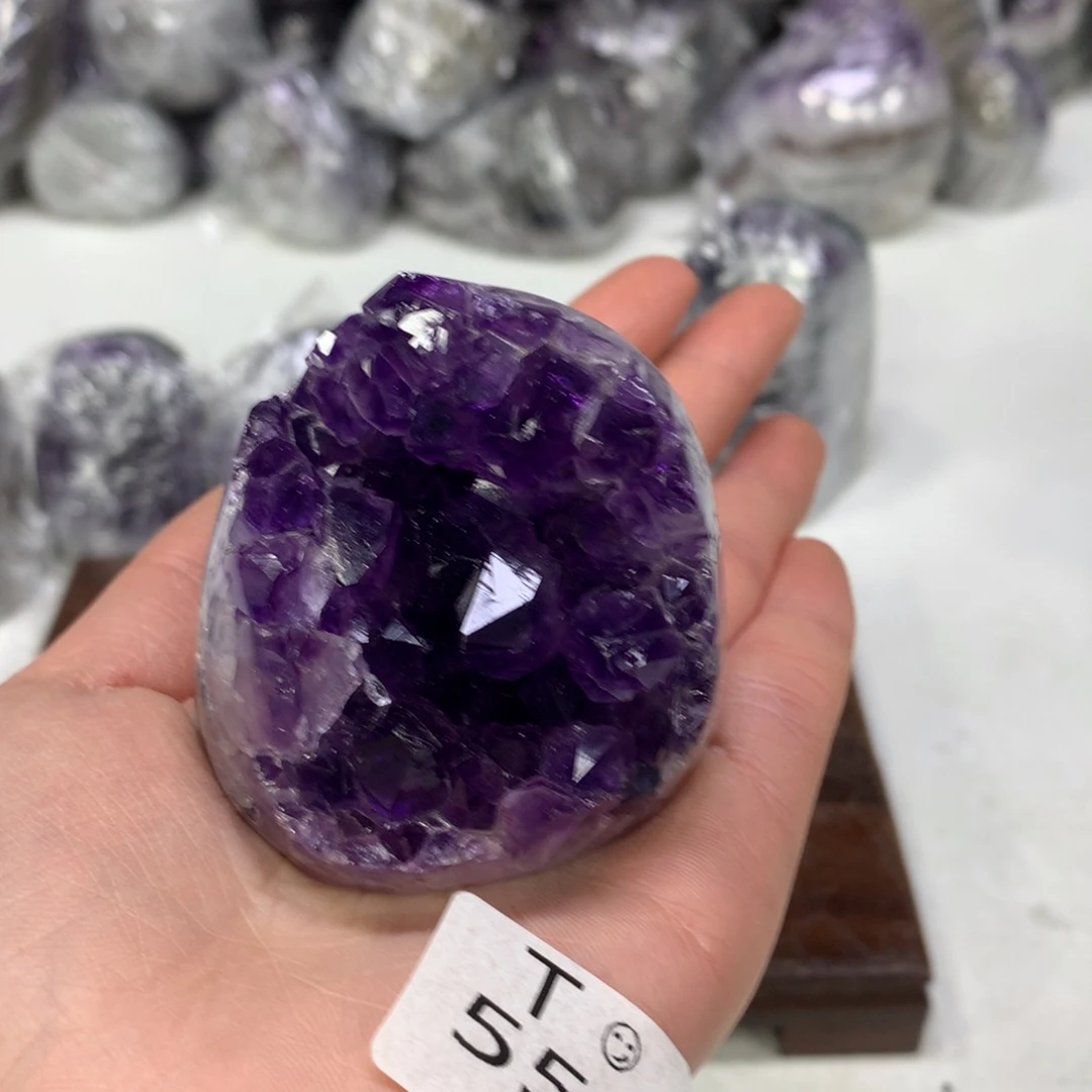 紫晶摆件未镶嵌水晶