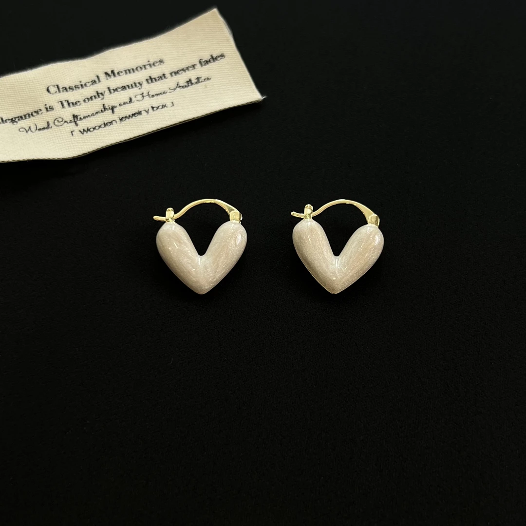 铜合金耳饰 【甜美爱心】耳环574