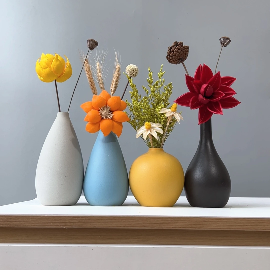 瓶花瓶带花高度20-30厘米左右