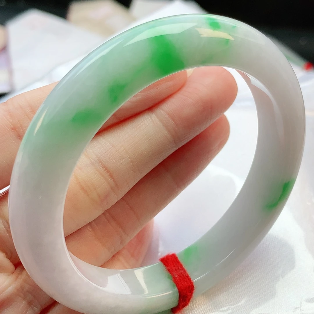 未镶嵌手镯翡翠58圈口882449