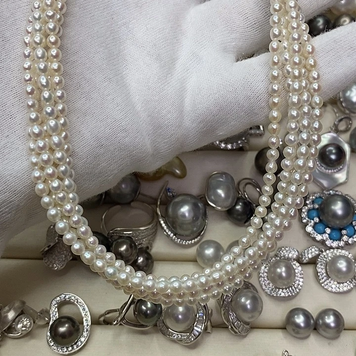 淡水珍珠颈饰未镶嵌