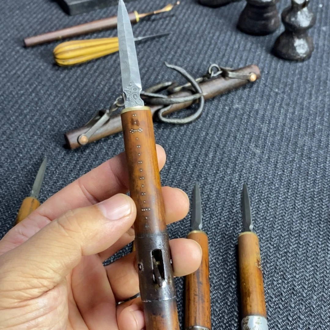 敦***堂铁老称杆茶针所见即所得