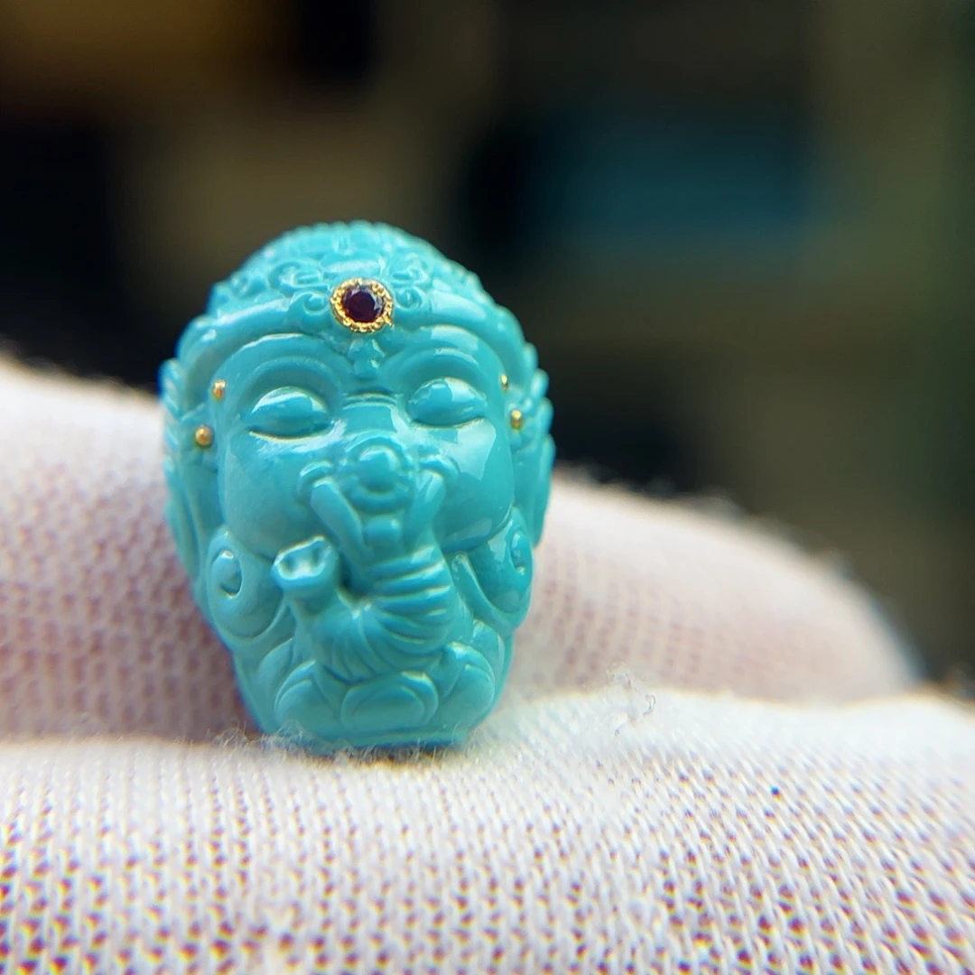 绿松石珠宝奇石未镶嵌