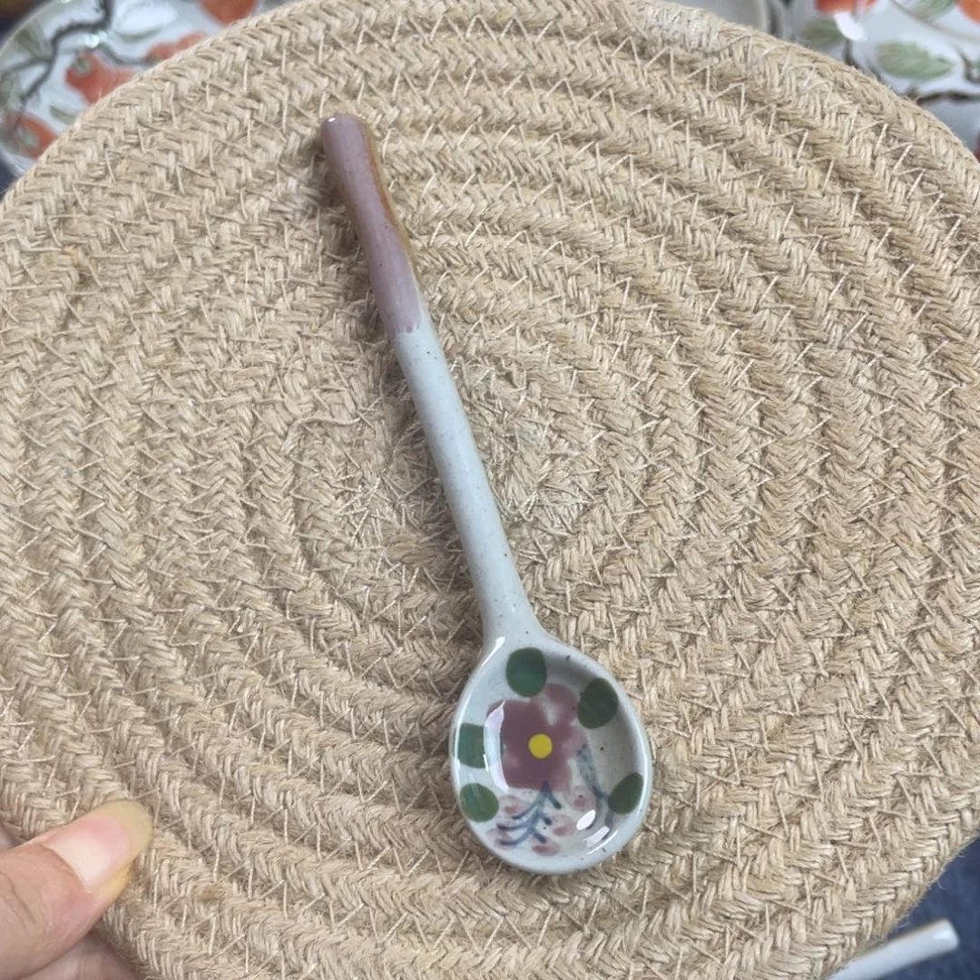 咖啡勺景德镇高温陶瓷8888