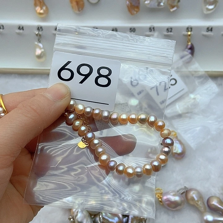 淡水珍珠颈饰银S925镶嵌