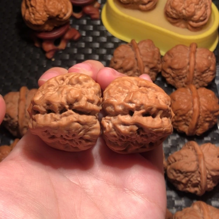 把件文玩核桃38四深开