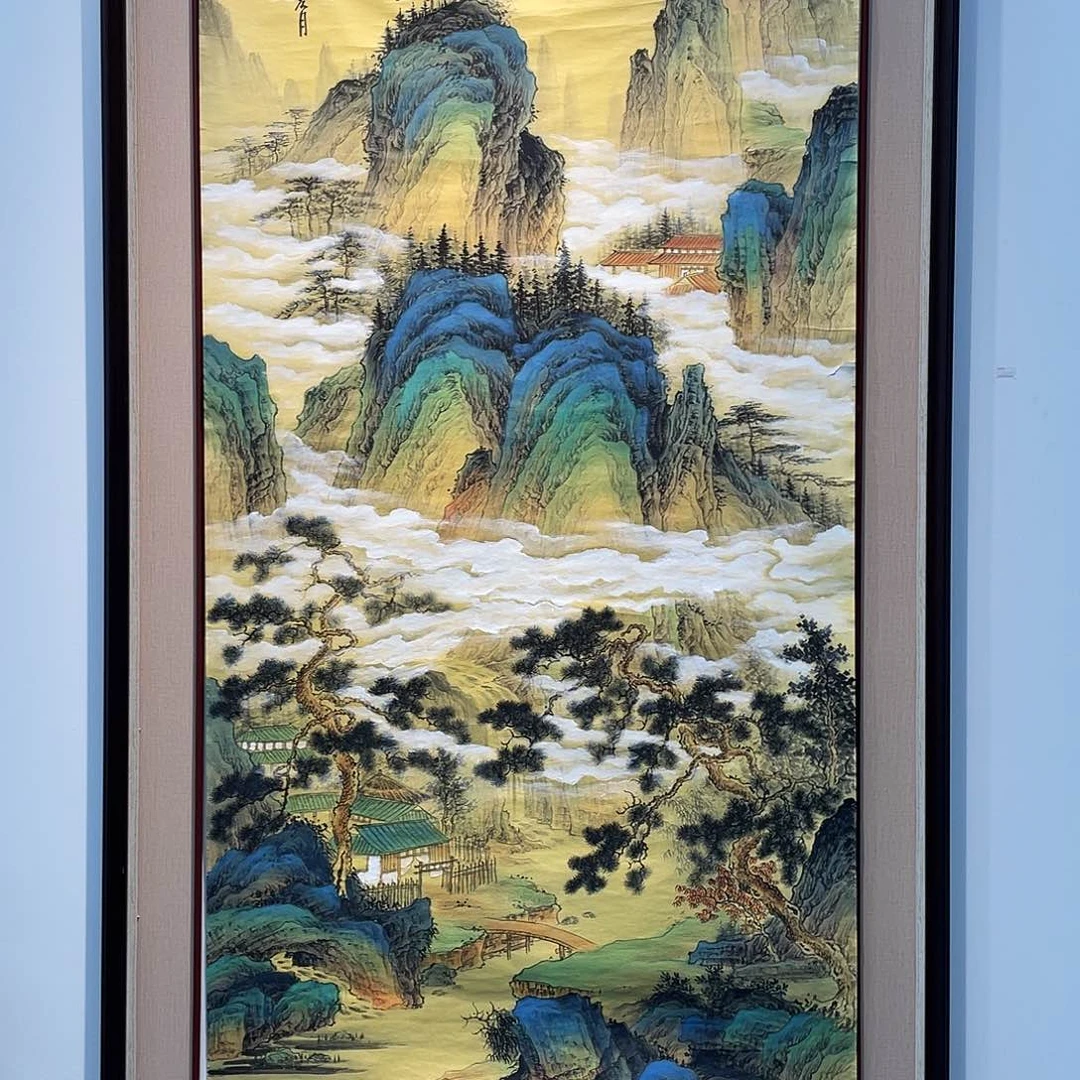 国画凌行志手绘作品