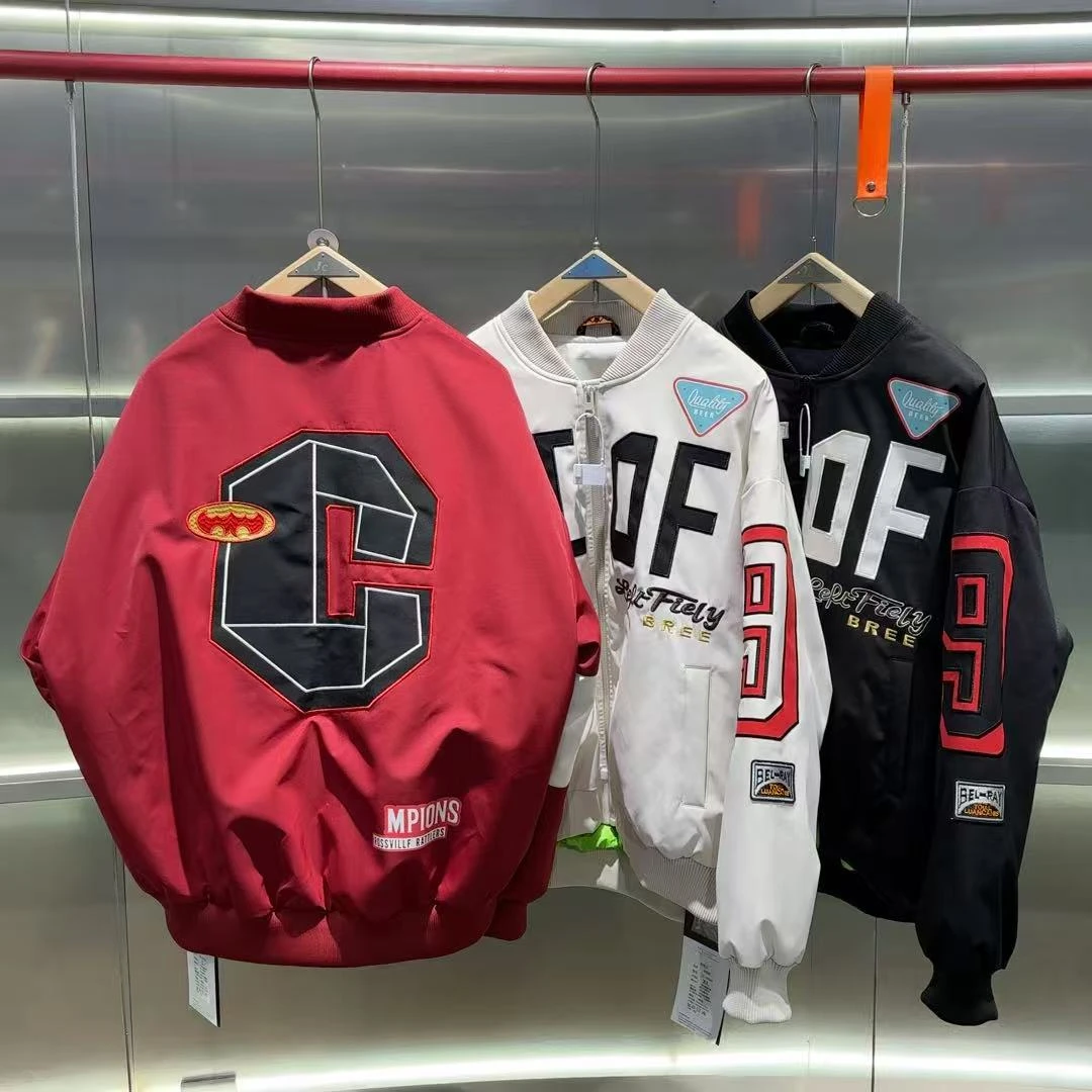 608 素Y 大C冬潮牌男女高品贴布刺绣羽绒服外套 YRJC-25093