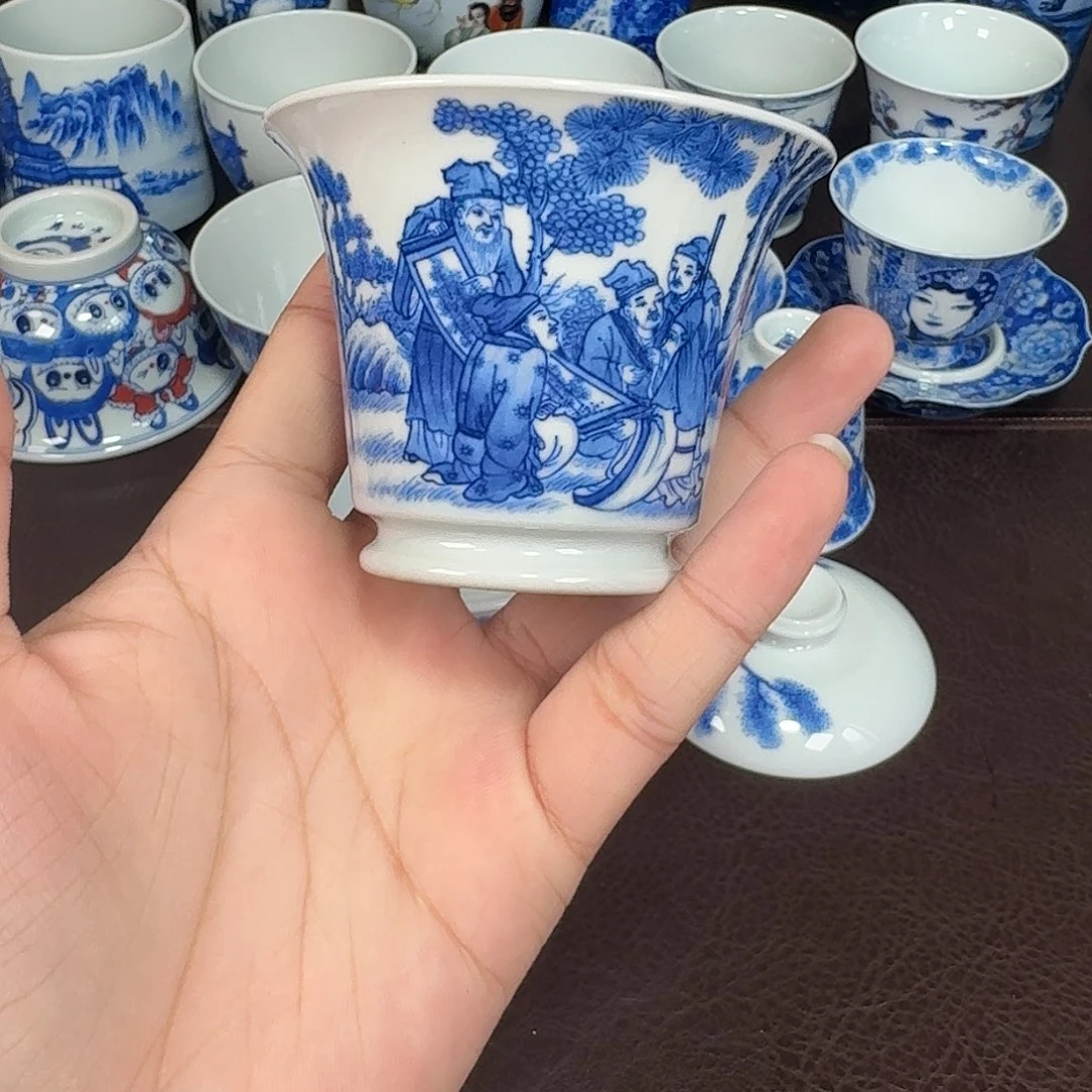 茶***香现代景德镇陶瓷杯