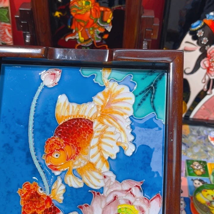 横款瓷板画艺术作品