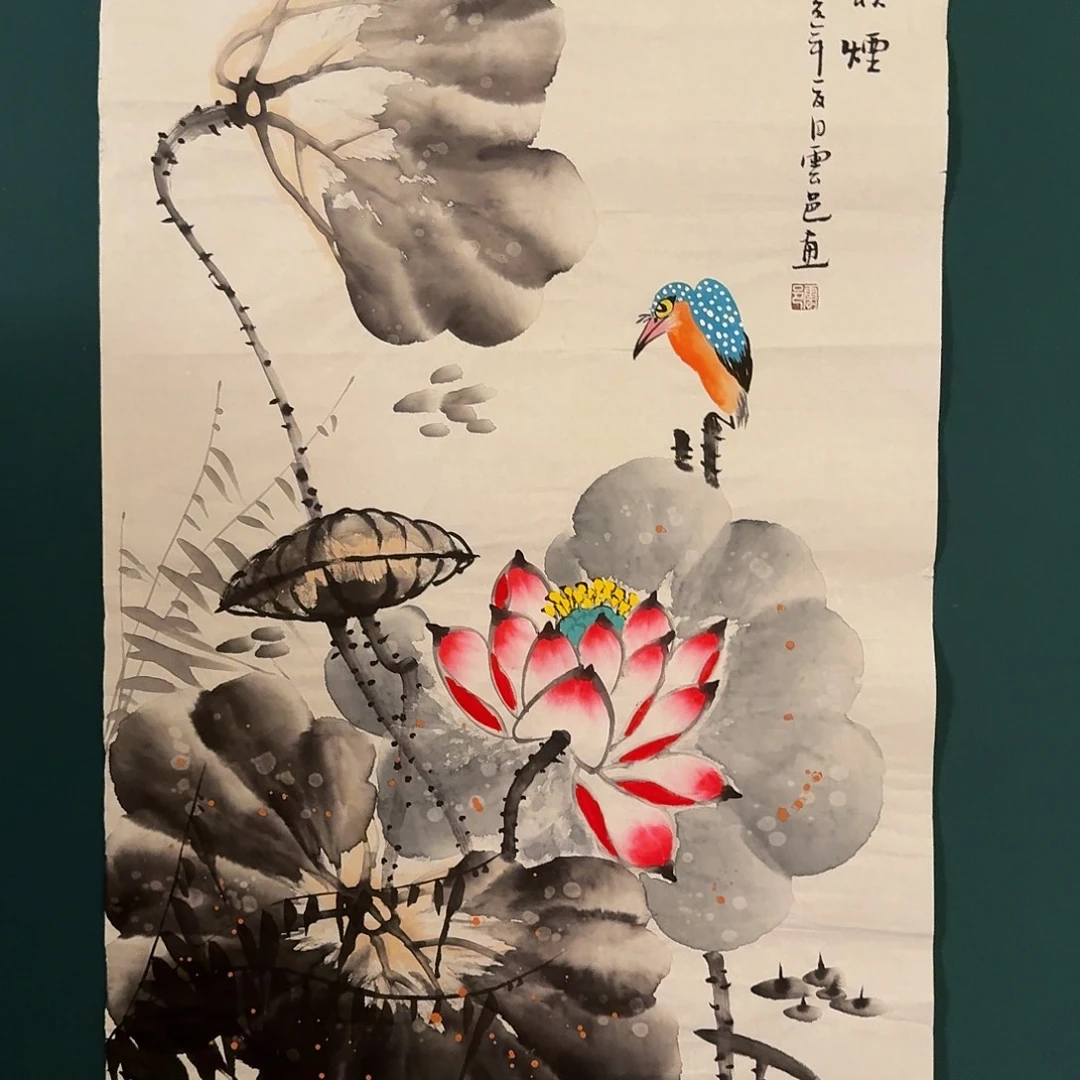 国画云老师画作画作