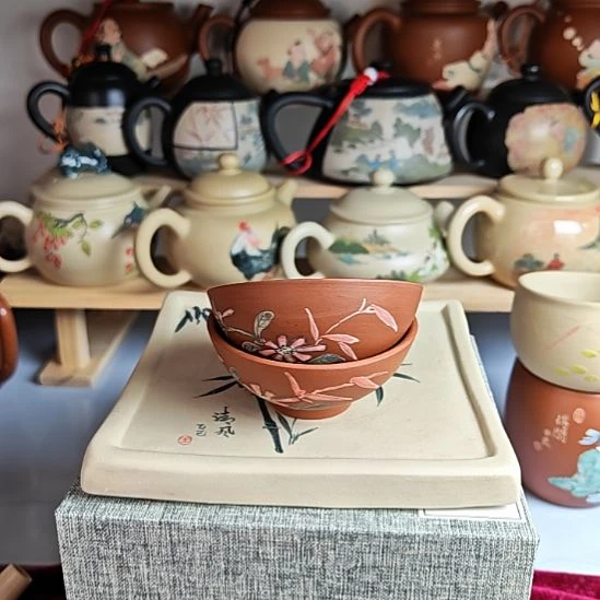 建水紫陶复烧全品主人杯153号60cc