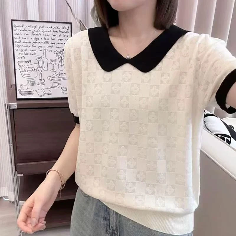 【EK501-EK600美树家】【浮力多多】2025新春新款针织上衣百搭女装