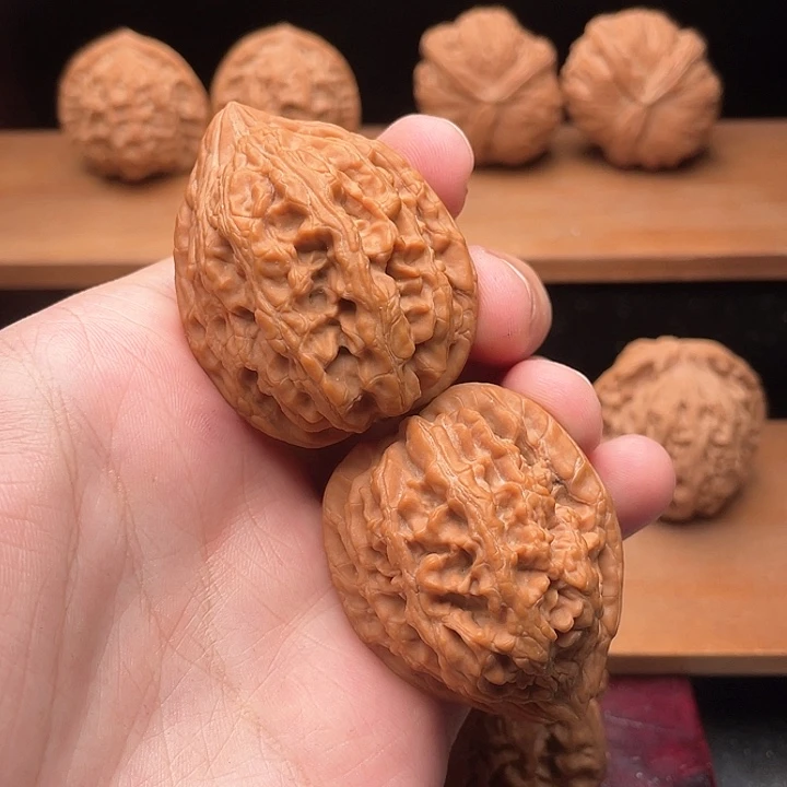 吊坠文玩核桃39毕业全品红皮原装大沽石