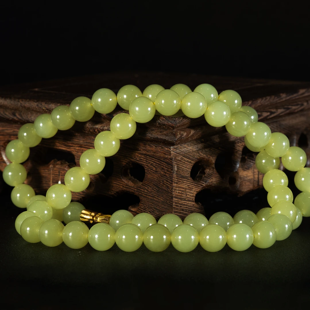 LOT.014和田黄玉项链X13