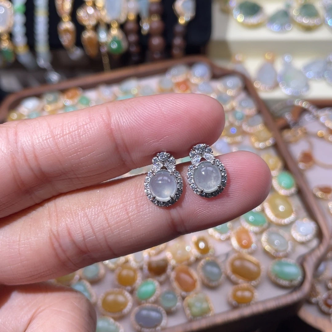 翡翠银S925镶嵌颈饰