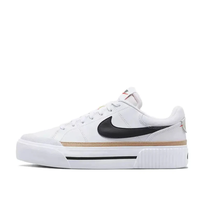NIKE/耐克 Nike Court Legacy Lift白黑棕低帮板鞋DM7590100