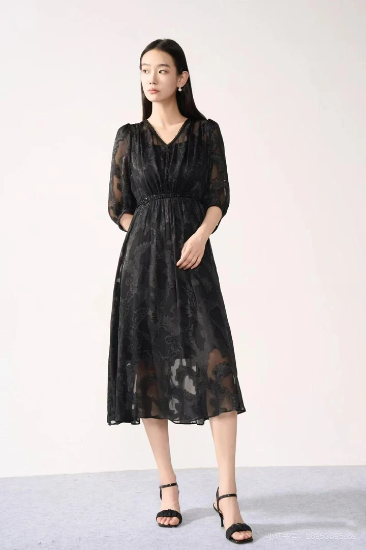 新款洋气高级连衣裙11214