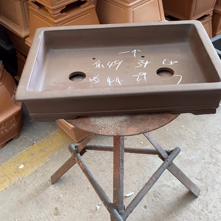 花盆紫砂只顾看着自己