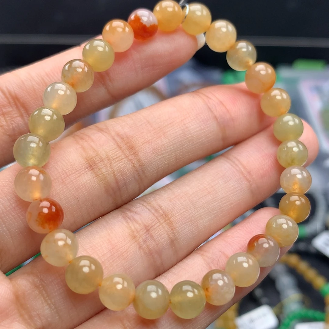 翡翠手链未镶嵌卡