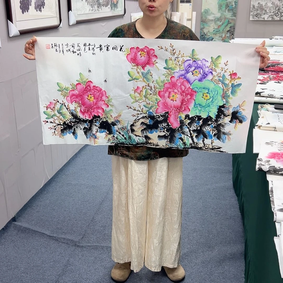 国画宣纸国画纯手绘作品