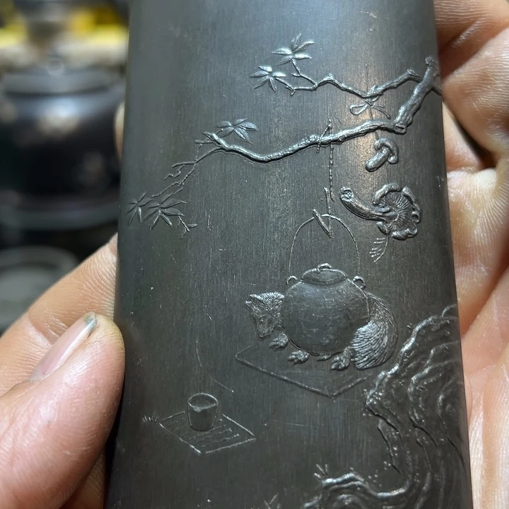 锡中古工艺品摆件