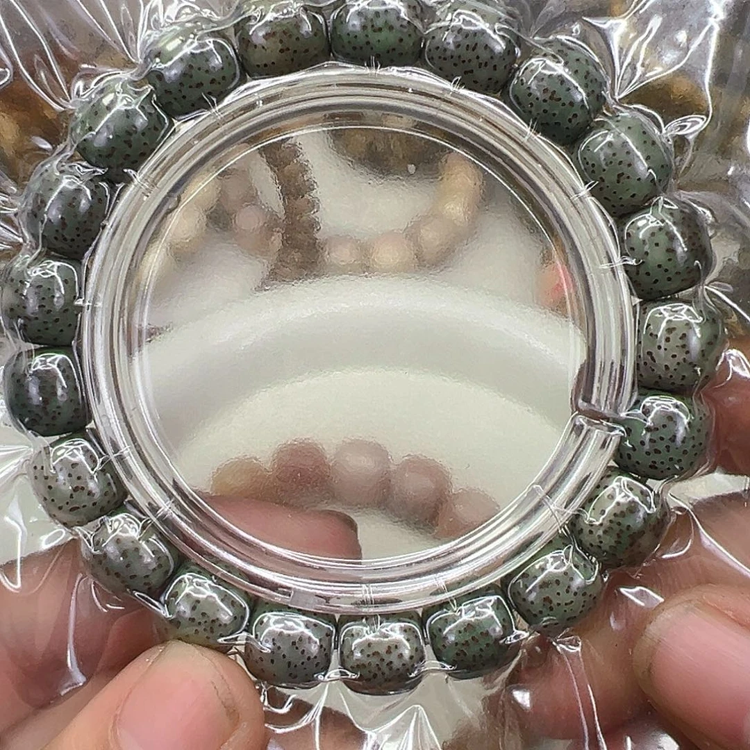 手串星月菩提75灭火绿幽灵星月菩提单圈11左右