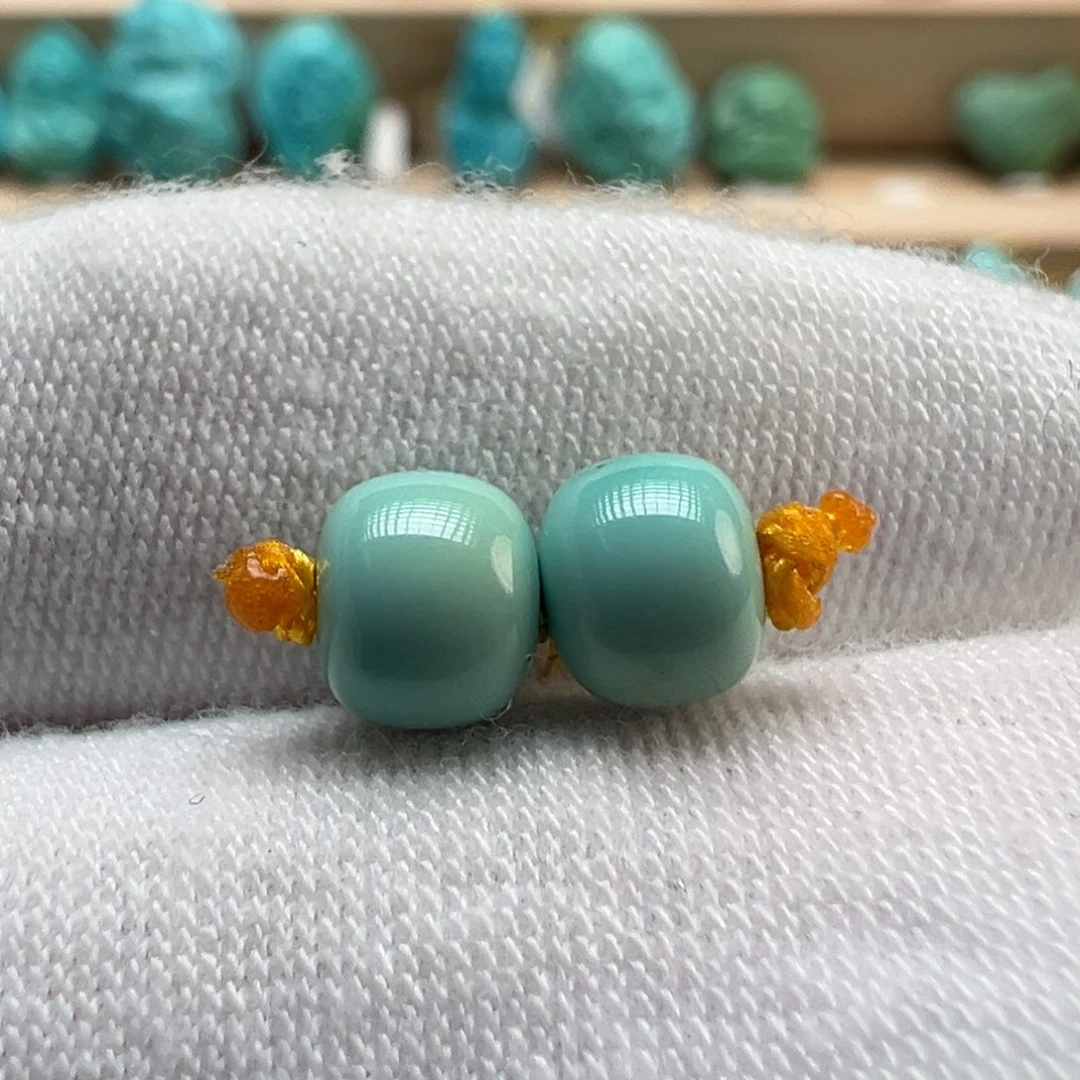 绿松石未镶嵌配饰6.2*5.2