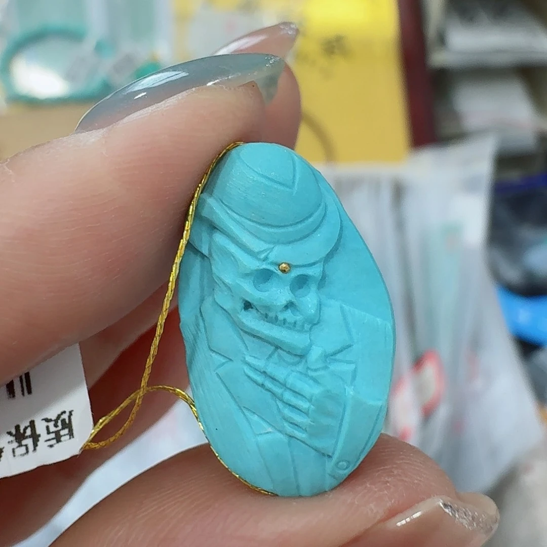 未镶嵌绿松石珠宝奇石