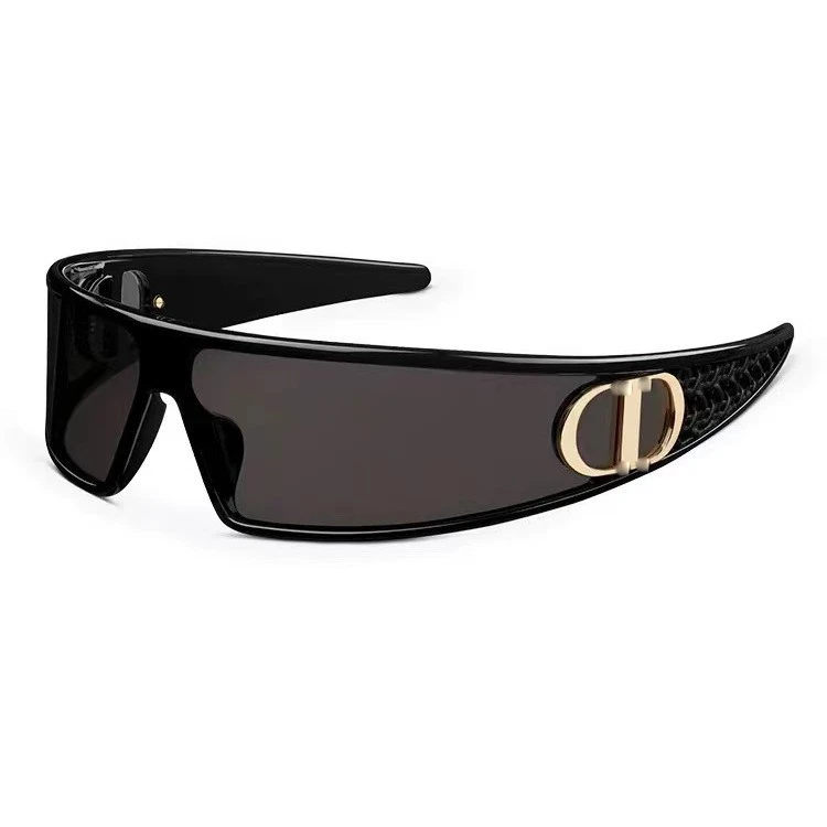 新款二合一时尚设计感发箍墨镜街拍太阳防紫外线潮眼镜